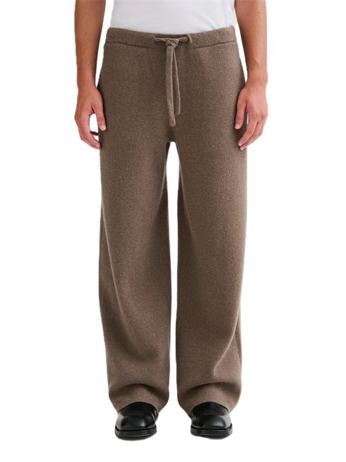 Pantalone in maglia Roberto Collina | 263MYB2106262 TORTORA